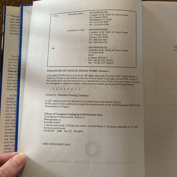 Paradigms of Clinical Social Work by Rachelle A. Dorfman (1998, Hardcover) - Picture 6 of 10